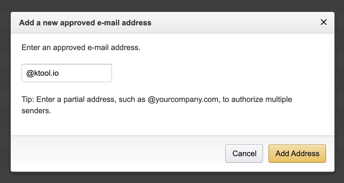 Kindle Approved Email Address